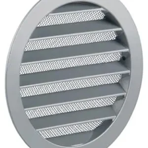 1006264 - RONDE ROOSTER INBOUW 434/R ALURAL 9006 RENSON Ø 150