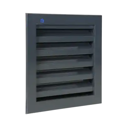 1062409 - SKIN INBOUW MUURROOSTER ALU 411 (200X200) STRUCTUUR 7016