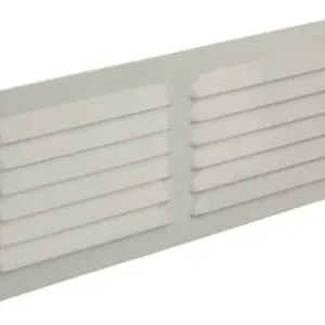 1006312 - SCHOEPENROOSTER VLAK ALU RAL 9010 300X100MM