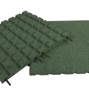 SBR Rubbertegel 50x50x3cm Groen