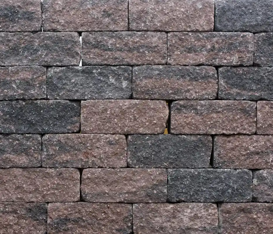 Wallblock 12x12x30 Tumble Brons