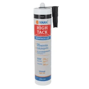 Ivana High Tack Montagelijm Zwart 290ml