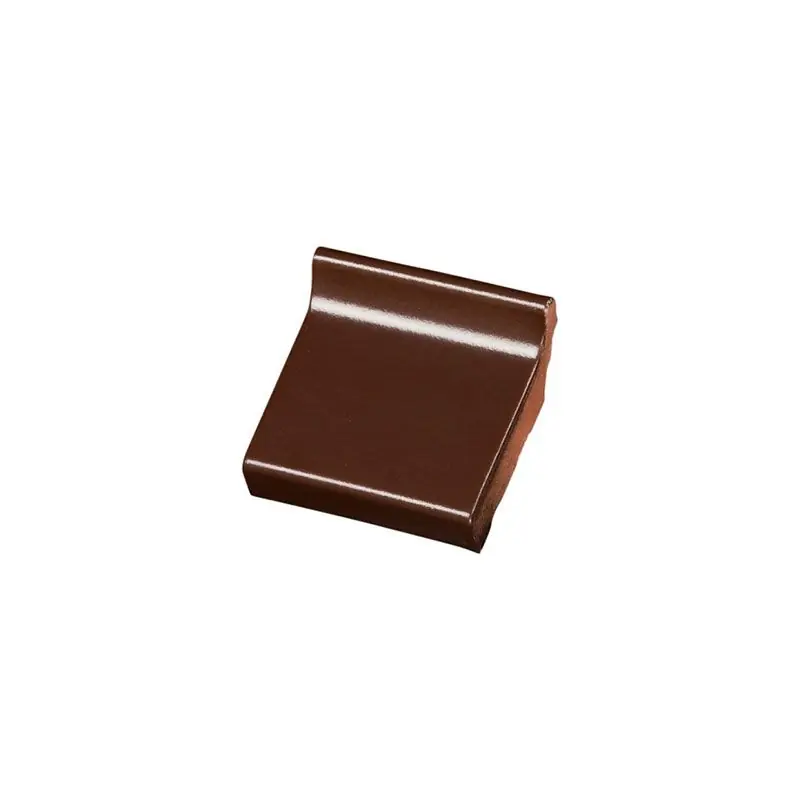Raamdorpel 10,5cm Donker Bruin Verglaasd