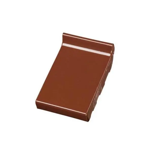 Raamdorpel 16cm Licht Bruin Verglaasd