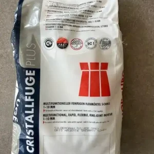 Voegmortel Plus Zilvergrijs 1-10mm 5kg