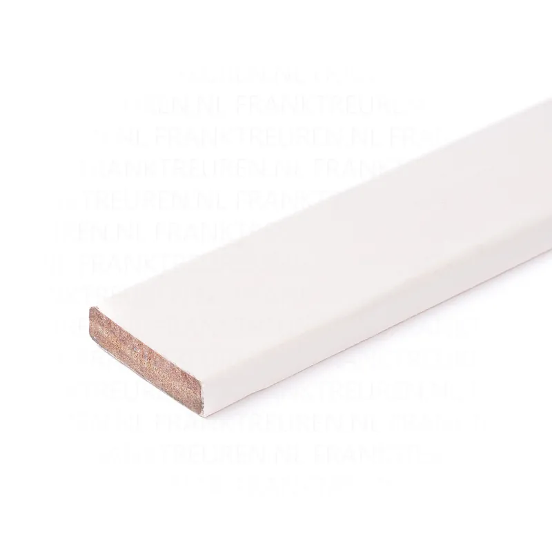Koplat hardhout gegrond 12x68mm netto 11x68mm model E rechte kant gevingerlast**FSC