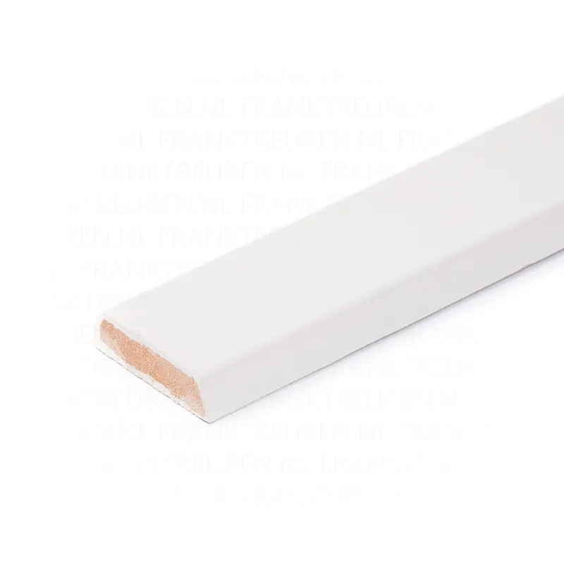 Koplat MDF V313 gegrond 12x45mm Model B schuine kant ronde hoek(10)