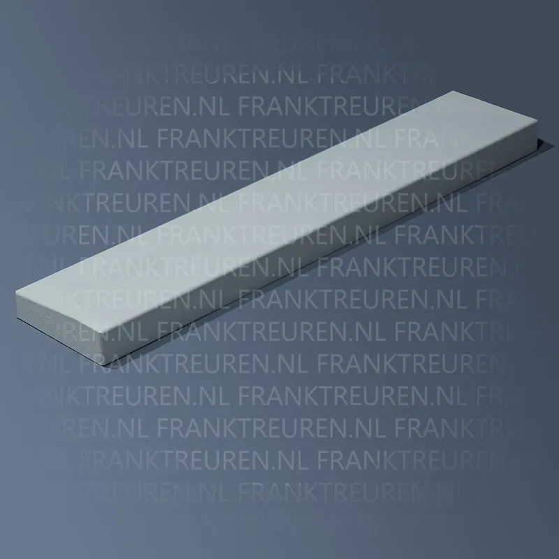 Neut MDF V313 gegrond afgesch. (22-28mm)30x105mm traditioneel 50cm lang 2 zijdig-bruikbaar