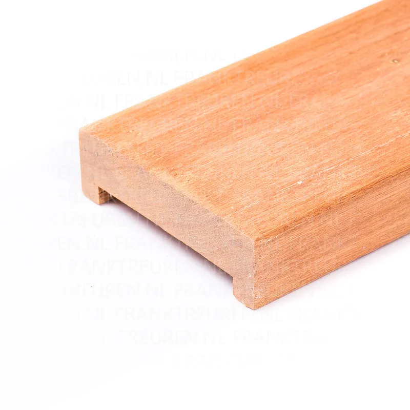 Gibodekker meranti 28x120mm sponning 8x100mm onbehandeld