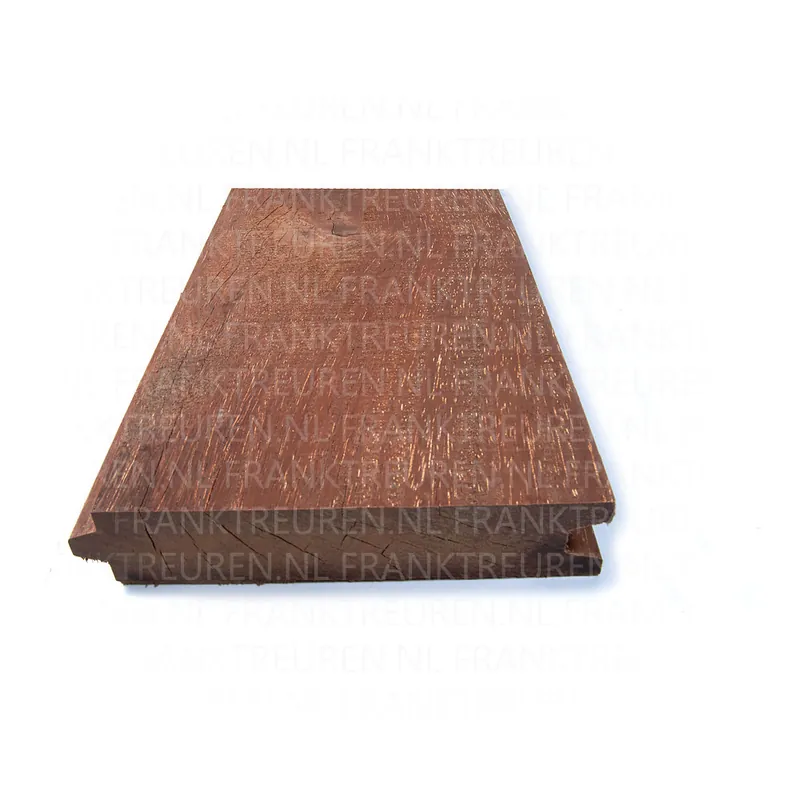 *30x185mm Azobe hardhout geschaafd damwand