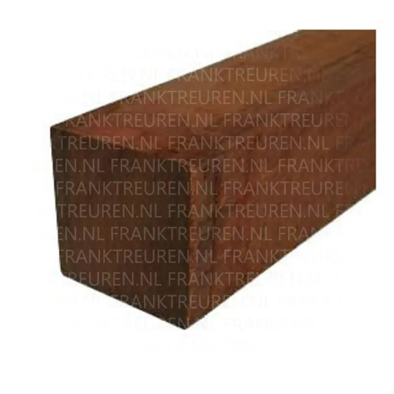 68x68mm Angelim Vermelho hardhout geschaafd ronde hoeken *FSC