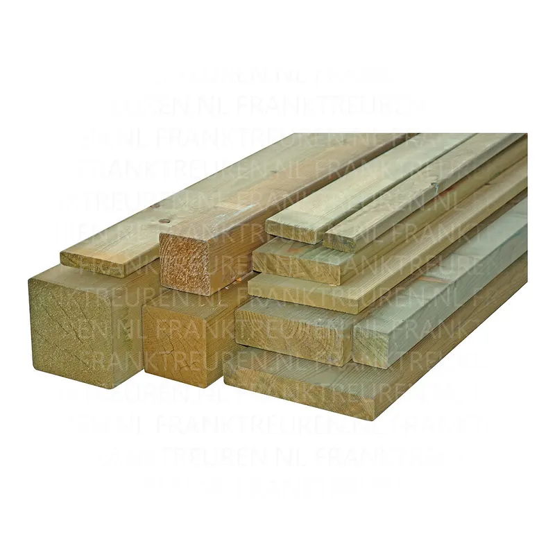 18x45mm NE vuren C geschaafd ronde hoeken geimpr. tanalith *FSC