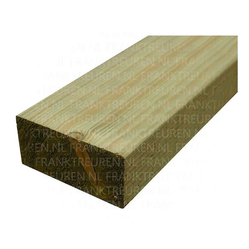 45x120mm NE vuren C geschaafd ronde hoeken geimpr. tanalith *FSC