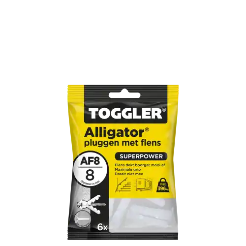 ALLIGATOR 8 MM AF 8 ZAK A 6 STUKS