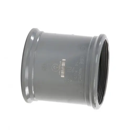 PVC STEEKMOF, 2X MANCHET, KOMO, 125 MM