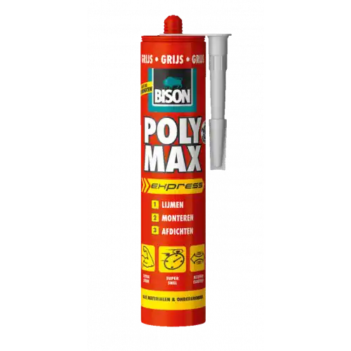BISON POLY MAX® EXPRESS GRIJS KOKER 425 G NL