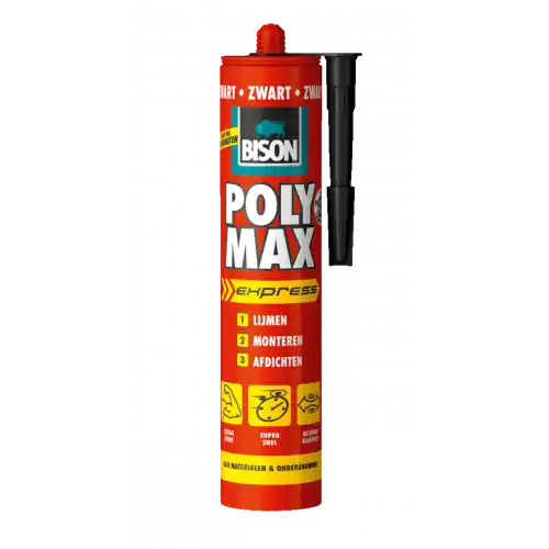 BISON POLY MAX® EXPRESS ZWART KOKER 425 G NL