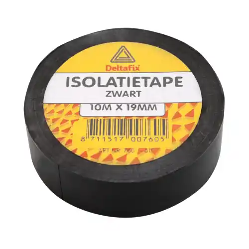 ISOLATIEBAND ZELFKLEVEND MET BARCODE GROEN 10 M X 19 MM X 0.13