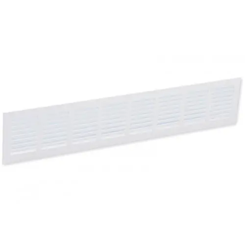 ALU PLINTROOSTER 400X80MM WIT