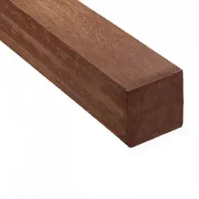 HV Hardhouten Paal 7x7x300 cm fijnbezaagd