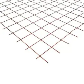 Bouwstaalmat roest 10x10cm 8mm 300x200cm