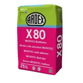 Ardex X80 Microtec flexlijm wand & vloer 25 kg
