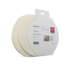 Glasband PE 9 x 3 mm 20 m Wit
