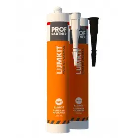 ProfPartner Lijmkit 290 ml zwart