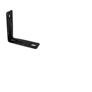 Waelbers hoekanker met ril 150 x 150 x 60 mm zwart