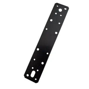 Waelbers koppelplaat 250x46 mm zwart