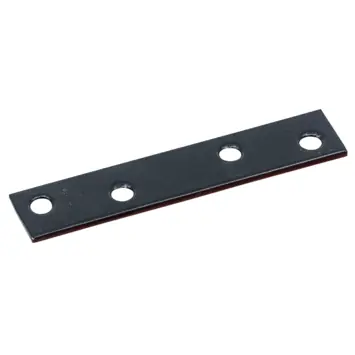 Waelbers verbindingsplaat 160 x 15 mm zwart 4 stuks