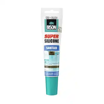 Bison siliconenkit sanitair wit 150 ml