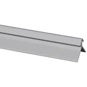 Buitenhoekprofiel zilver 280 x 2,6 x 2,6 cm