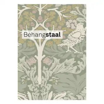 Behangstaal vliesbehang William Morrris at Home Brother Rabbit Saliegroen (dessin 140500)