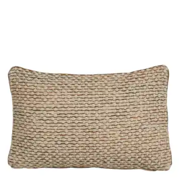 Kussen structure beige - l55xb35xh10cm