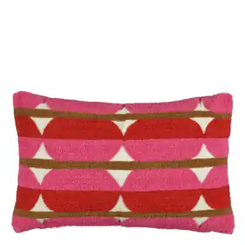 Kussen tufted roze - l55xb35xh10cm