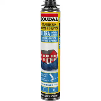Soudal Ultra PU-schuim voor pistool 750 ml