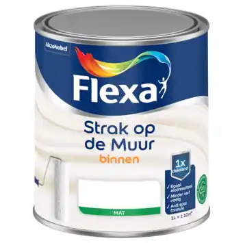 Flexa Strak op de muur mat 1 liter