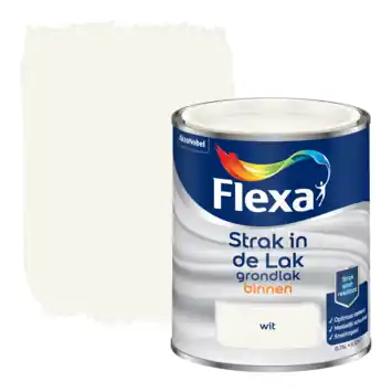 Flexa Strak in de Lak grondlak voor binnen wit 750 ml