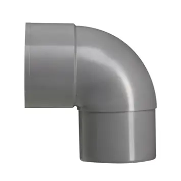 Martens PVC Bocht 90° Grijs Mof/ Verjongd 80 mm