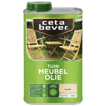 CetaBever Tuinmeubelolie transparant waterproof 1 liter