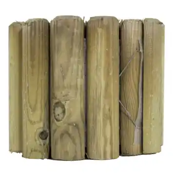 Borderrol grenen hout met uitspoeldoek 180 x 20 cm