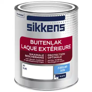 Sikkens buitenlak zijdeglans wit 750 ml