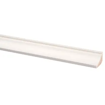 Hollat grenen wit gegrond 21 x 32 mm 270 cm