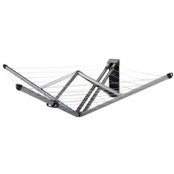 Brabantia wanddroger WallFix metallic grey 24 m