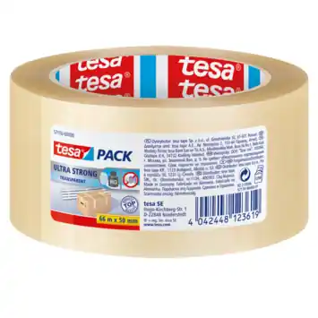 Tesa Ultra Strong verpakkingstape transparant 66 m x 50 mm