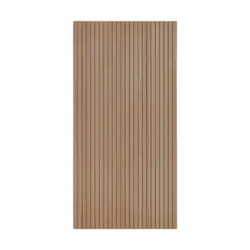 Kleurstaal lattenwand flexibel walnoot 20x30 cm