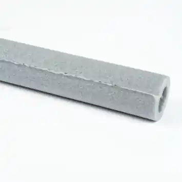 Buisisolatie voor 22 mm buis grijs lengte 1 m met plakstrip