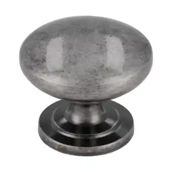 Knop Hilde tin look 32mm