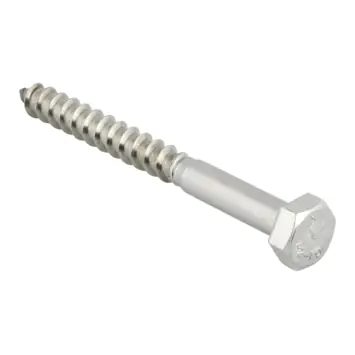 Houtdraadbout rvs M8x50 mm 15 stuks